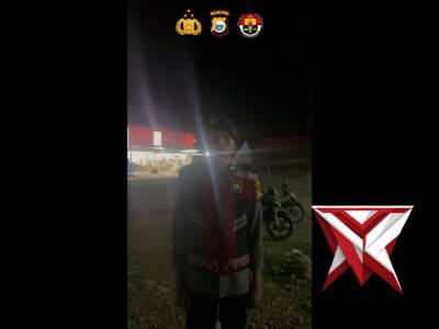 Satsamapta polres haltim melaksanakan pengamanan pam solat tarawi