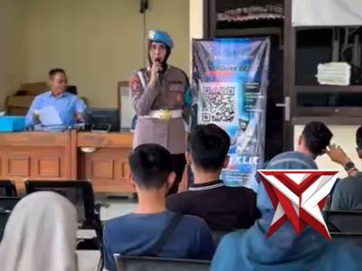 Sosialisasi mekanisme pengaduan masyarakat oleh Sie propam polres tuban