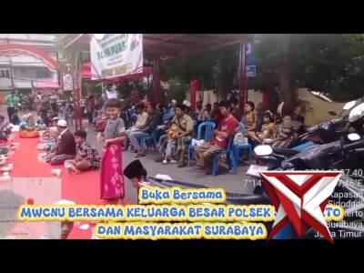 Polsek Simokerto Buka Bersama Bersama Masyarakat Surabaya - PoliceTube