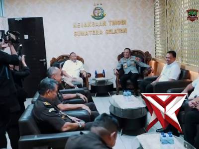 Kapolda Sumsel Laksanakan Lawatan Kerja ke Kejati Sumsel