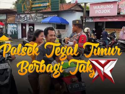 Polsek Tegal Timur Berbagi Takjil - PoliceTube
