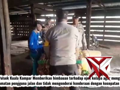 Himbauan Kamtibmas Polsek Kuala Kampar