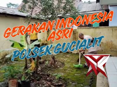 GERAKAN INDONESIA ASRI POLSEK GUCIALIT