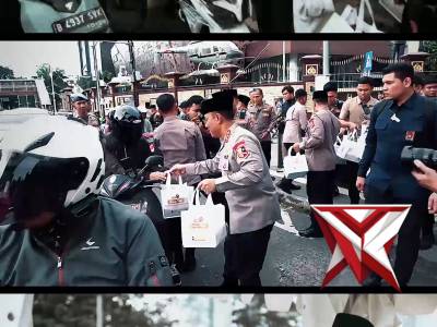 Kapolri & PJU Mabes Polri Turun ke Jalan, Sapa Masyarakat Bersama Insan Pers ?