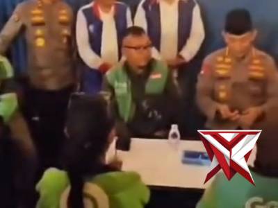 Kapolri Sambangi kedai ado presisi, ngobrol, Serap aspirasi Komunitas ojol palembang