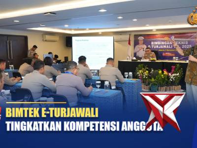 BIMTEK E-TURJAWALI TINGKATKAN KOMPETENSI ANGGOTA | NTMC POLRI