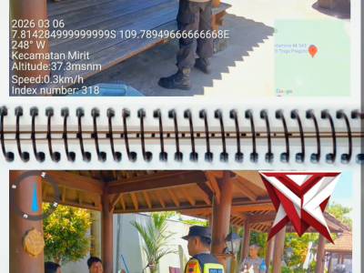 Sambang Kantibmas Polsek Mirit