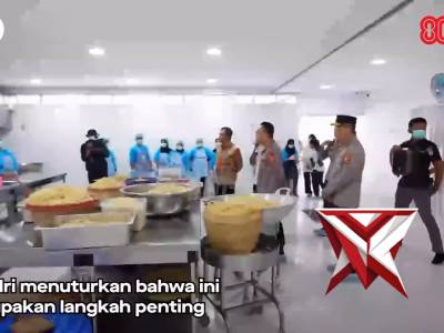 Kapolri meninjau operasional Satuan Pelayanan Pemenuhan Gizi (SPPG Polri)