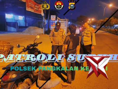 Patroli Subuh Polsek Pangkalan Kerinci