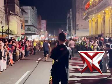 polres rohil night run go sprint go green