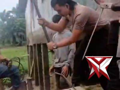 Revitalisasi Jembatan Desa Tanjung Agung Barat Kec. Lais Kab. Musi Banyusin - PoliceTube