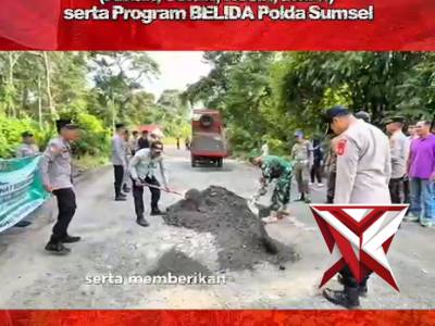 Kapolres Empat Lawang Pimpin Gerakan Nasional Indonesia ASRI serta program BELIDA Polda Sumsel