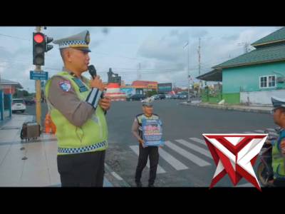 *Ramadhan Hari ke-15, Satlantas Polresta Bengkulu Tebar Kepedulian dan Keselamatan Berlalu Lintas*