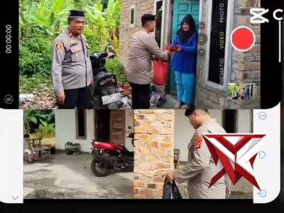polsek bp. peliung melaksanakan bagi takjil di bulan suci ramadan