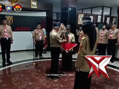 Kepolisian Daerah Jawa Barat melalui Direktorat Binmas resmi melepas Kontingen Saka Bhayangkara