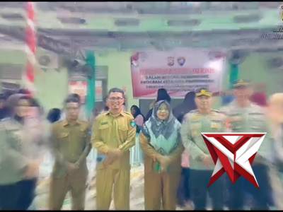 DUKUNG PROGRAM ASTA CITA, DITBINMAS POLDA MALUKU UTARA GELAR BAZAR PASAR MURAH