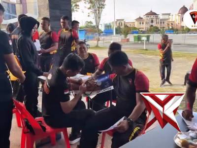 Tes Kesamaptaan Jasmani Berkala Brimob Polda Kaltara Semester II Tahun 2025 (Sabtu, 8 November 2025)