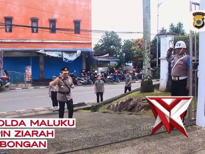 Kapolda Maluku Pimpin Ziarah Rombongan dalam rangka Hari Bhayangkara ke-79
