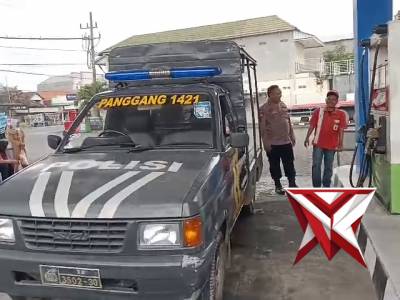 POLSEK BALONGPANGGANG: PATROLI SPBU