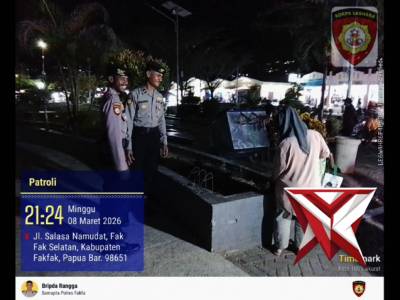 Patroli Presisi Menjaga Kamtibmas Setelah Sholat Tarawih - PoliceTube