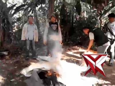 PEMBUBARAN JUDI SABUNG AYAM