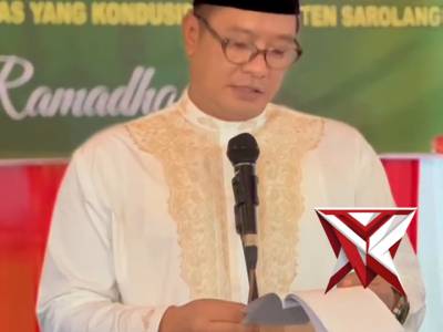 Kapolres Sarolangun buka puasa bersama dengan unsur Forkopimda Tokoh agama, Wartawan dan mahasiswa