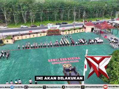 Gerakan Indonesia Asri (Aman,Sehat,Resik,Indah) Belida Polres OKU Timur.