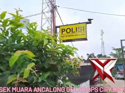POLSEK MUARA ANCALONG GELAR OPS CIPTA KONDISI KRYD