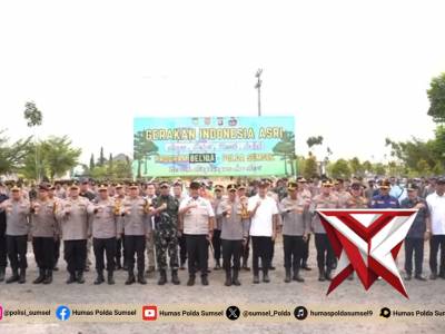 KAPOLDA SUMSEL GELAR PROGRAM BELIDA UNTUK MENDUKUNG GERAKAN INDONESIA ASRI