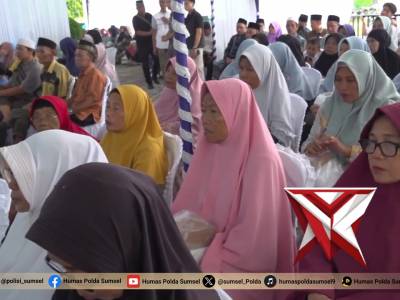 Safari Ramadhan, Wakapolda Sumsel Pererat Silaturahmi dan Salurkan Bansos di Kota Prabumulih