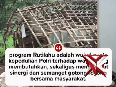 ?Kegiatan ini merupakan tahap awal pembangunan rumah layak huni yang dilakukan Polresta Bandung