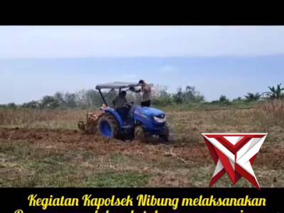 Polsek Nibung siapkan Lahan Jagung di Kelurahan Karya Makmur