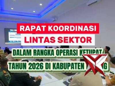 RAPAT KOORDINASI LINTAS SEKTOR DALAM RANGKA OPERASI KETUPAT TAHUN 2026 - PoliceTube