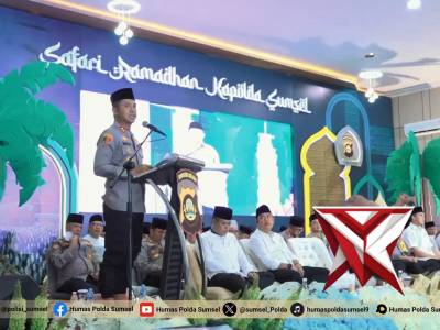 Safari Ramadhan Jadi Strategi Kapolda Sumsel Jaga Stabilitas Nasional - PoliceTube