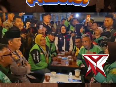 Kapolri Listyo sigit prabowo menyambangi kedai ado presisi