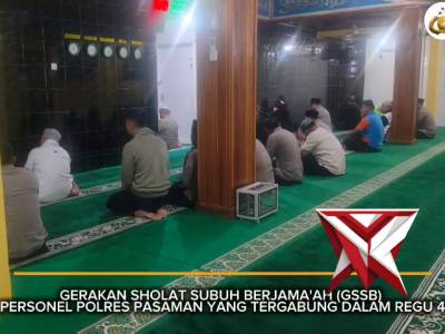 Gerakan Subuh Berjamaah Polres Pasaman