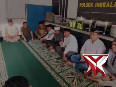 Buka puasa bersama polsek indralaya
