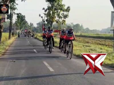Bersinergi & Berbagi, Wujud Kepedulian untuk Negeri | Polres X Gowes Sukoharjo Makmur