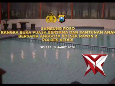 Buka Bersama Rayon 2, Polres Kediri Pererat Kebersamaan di Bulan Ramadan