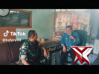 Giat bhabinkamtibmas kelurahan parit Padang di kantor lurah parit Padang Sungailiat