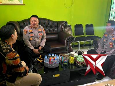 Sinergi Polri dan Pemerintah Desa, Kapolsek Gedangan Temui Kades Punggul