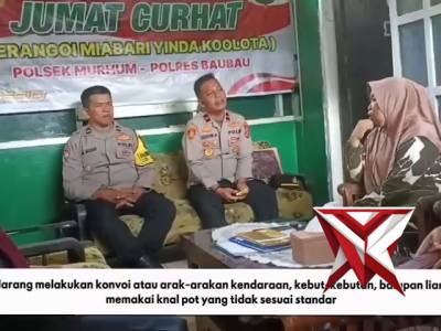 Jumat Cujrhat Polsek Murhum Polres Bau bau