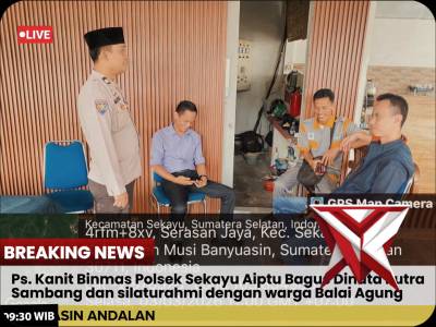 Sambang dan silaturahmi dengan masyarakat kelurahan Balai Agung Kec. Sekayu - PoliceTube