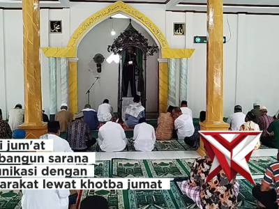 Membangun komunikasi lewat khotba jumat