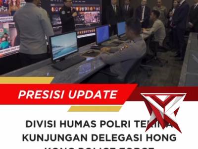 Divisi Humas Polri menerima kunjungan tim delegasi Hong Kong Police Force