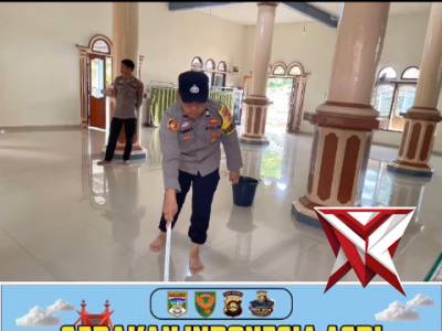 Program BELIDA (Bersih Lingkungan dan Asri) Polsek Nibung Polres Muratara Polda Sumsel. - PoliceTube