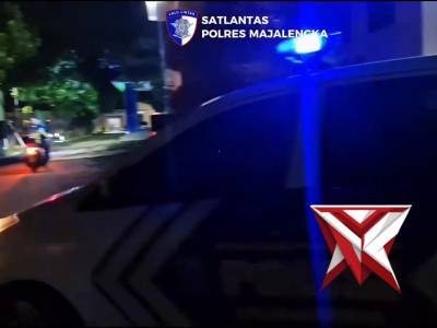 Patroli Jelang Sahur Sat Lantas Polres Majalengka