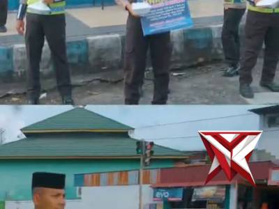 *Ramadhan Hari ke-15, Satlantas Polresta Bengkulu Tebar Kepedulian dan Keselamatan Berlalu Lintas*