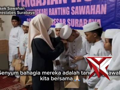 Polsek Sawahan Pengajian dan Buka Bersama Anak Yatim - PoliceTube