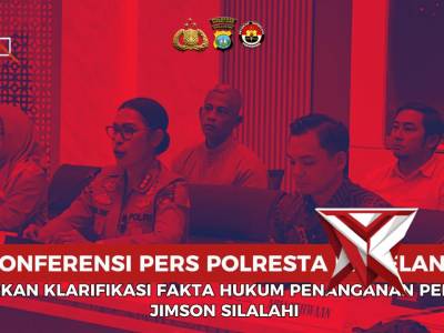 Konferensi Pers Polresta Barelang Paparkan Klarifikasi Fakta Hukum Penanganan Perkara Jimson Silalah